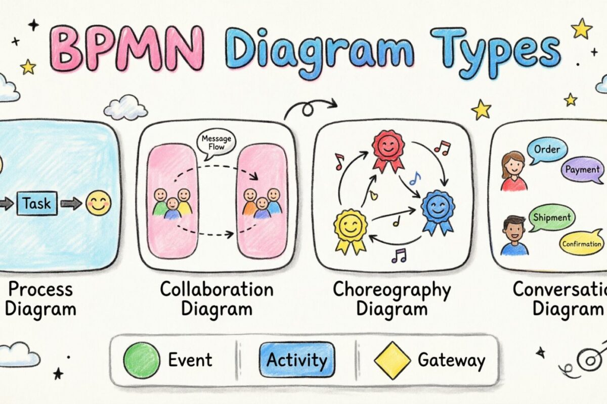 Der essenzielle Leitfaden zu BPMN-Diagrammtypen Der essenzielle Leitfaden zu BPMN-Diagrammtypen