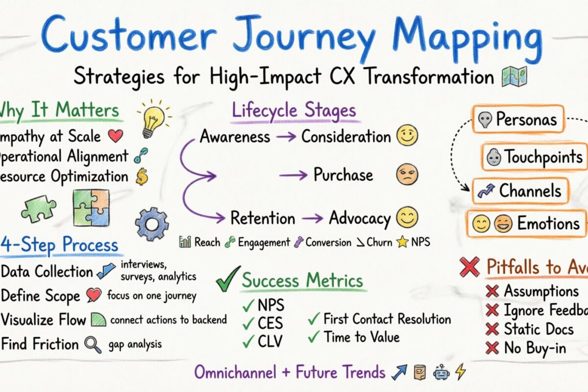 Tiefgang in die Customer-Journey-Mapping: Strategien für eine nachhaltige CX-Transformation