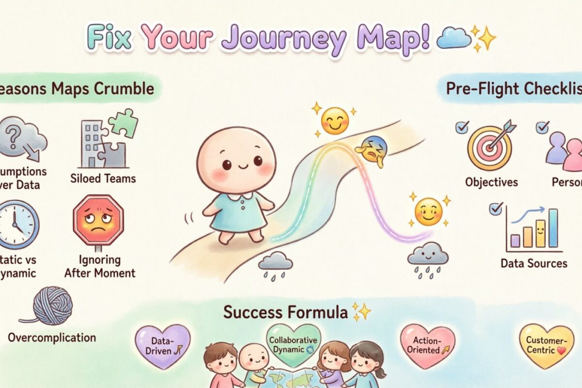 Warum Customer-Journey-Mapping scheitert und wie man es beheben kann, bevor man beginnt