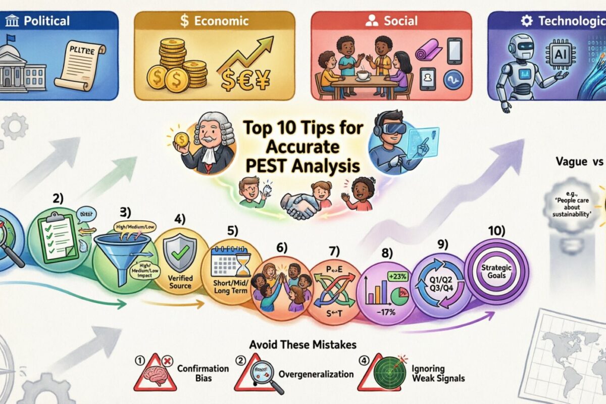 Best Practices: Top 10 Tipps zur Durchführung einer genauen PEST-Analyse ohne Vermutungen
