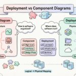 Diagramas de despliegue frente a diagramas de componentes: diferencias clave