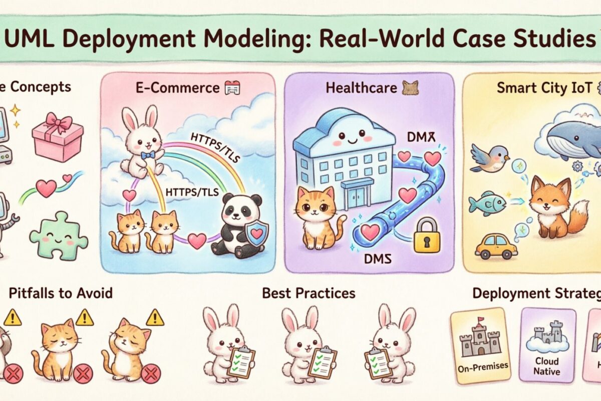 Estudios de caso del mundo real en modelado de despliegue UML