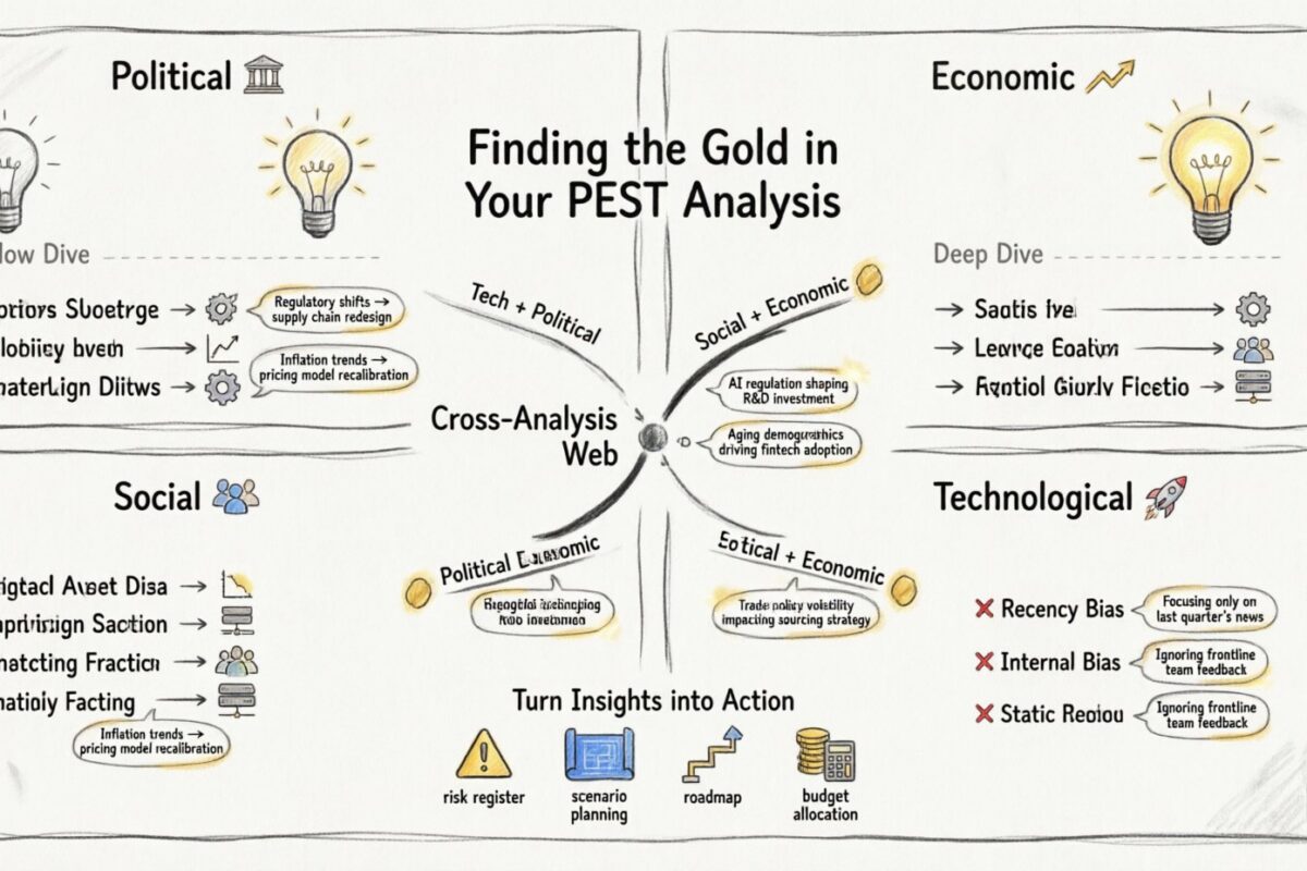 Insights ocultos: Encontrar el oro en su análisis PEST antes que sus competidores Insights ocultos: Encontrar el oro en su análisis PEST antes que sus competidores