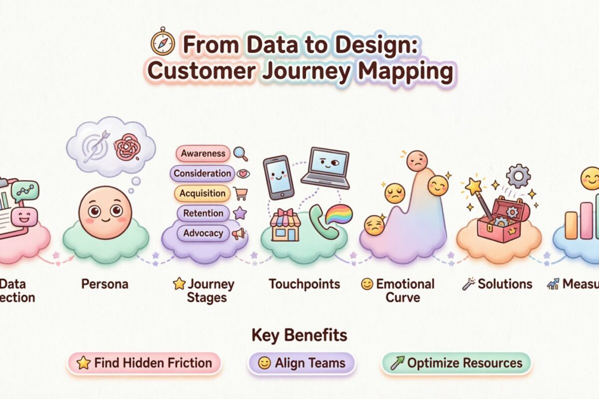 Du données au design : un guide pratique pour la cartographie du parcours client Du données au design : un guide pratique pour la cartographie du parcours client