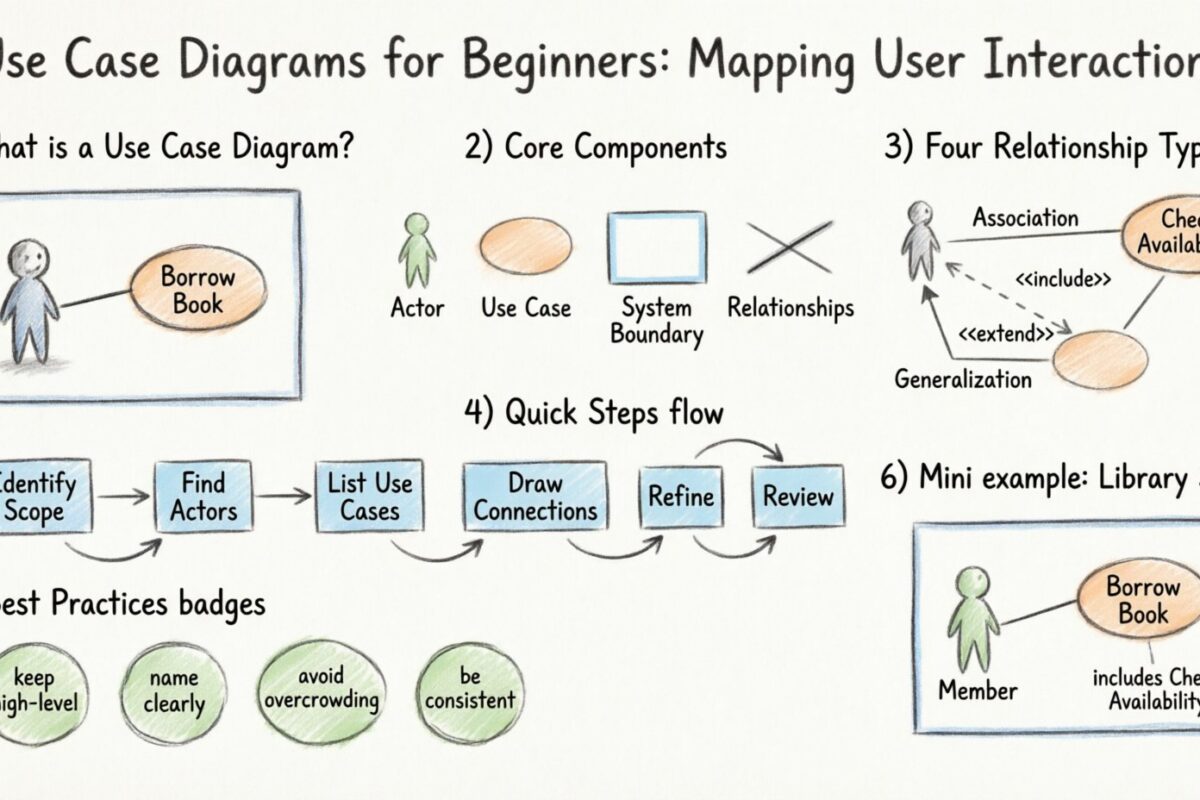 Diagram Use Case UML untuk Pemula: Memetakan Interaksi Pengguna dan Fitur Sistem
