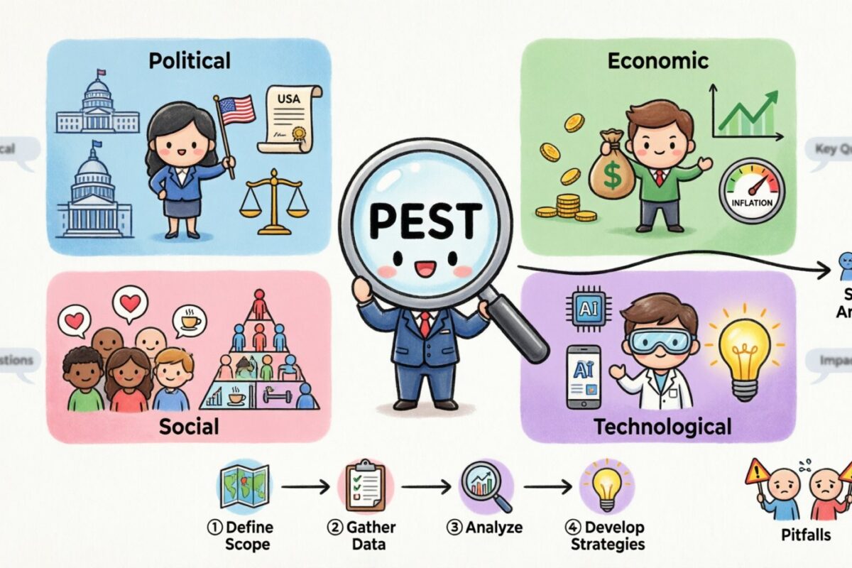 निर्णय लेना: PEST विश्लेषण आपकी अगली बड़ी व्यावसायिक कदम को कैसे स्पष्ट करता है निर्णय लेना: PEST विश्लेषण आपकी अगली बड़ी व्यावसायिक कदम को कैसे स्पष्ट करता है