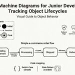 初心者向けUMLステートマシン図：オブジェクトのライフサイクルを追跡する
