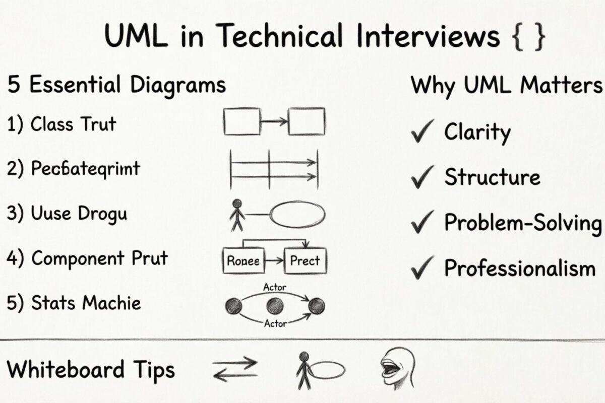 技術面接でUMLを使う方法：目立つ図表