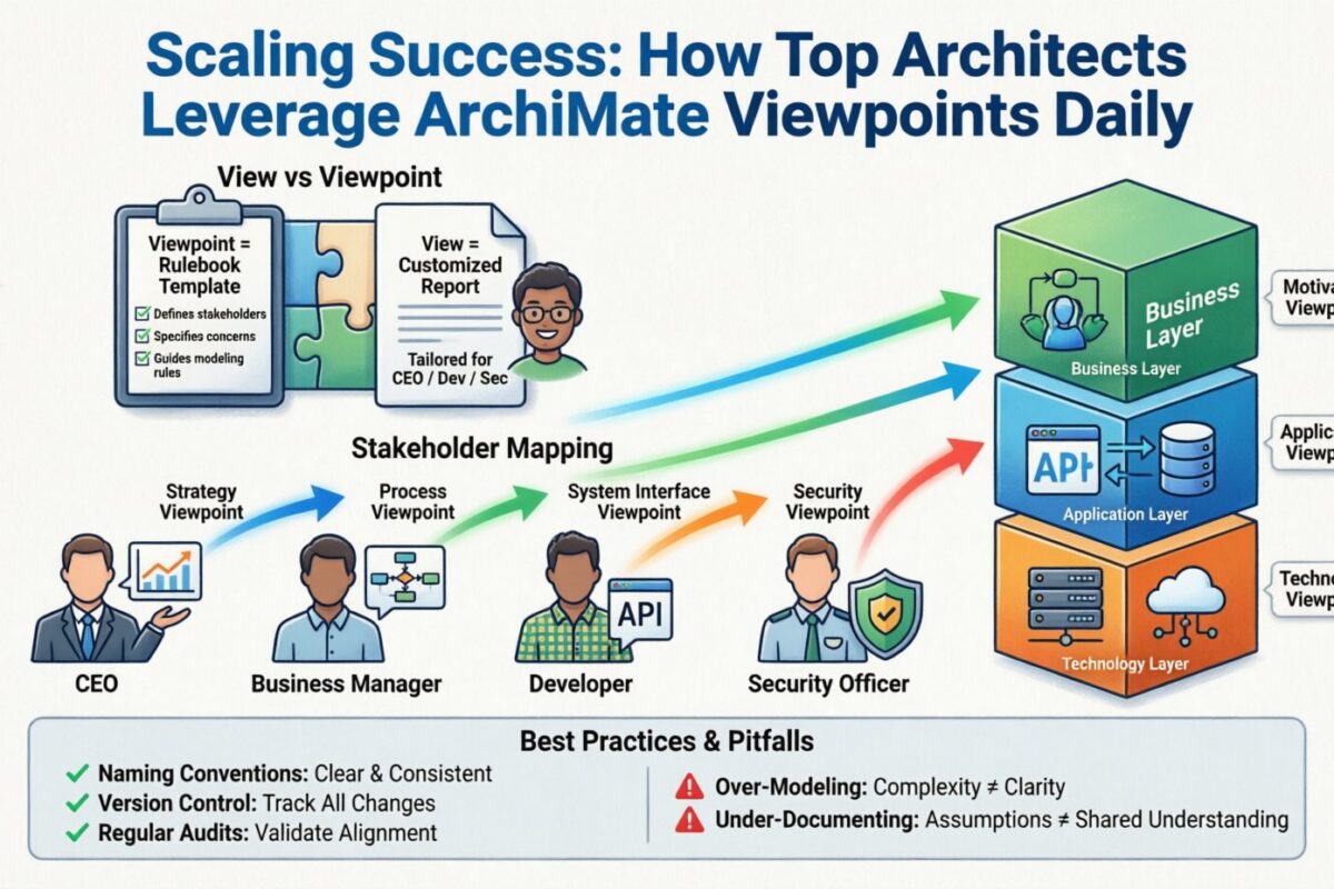 成功のスケーリング：トップアーキテクトが日常的にArchiMateビューを活用する方法