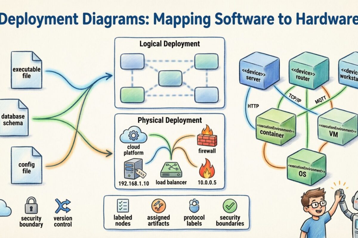 Wyjaśnione diagramy wdrożenia UML: mapowanie oprogramowania na infrastrukturę sprzętową Wyjaśnione diagramy wdrożenia UML: mapowanie oprogramowania na infrastrukturę sprzętową