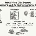Od kodu do diagramu klas: Wprowadzenie dla początkujących w inżynierii wstecznej UML Od kodu do diagramu klas: Wprowadzenie dla początkujących w inżynierii wstecznej UML