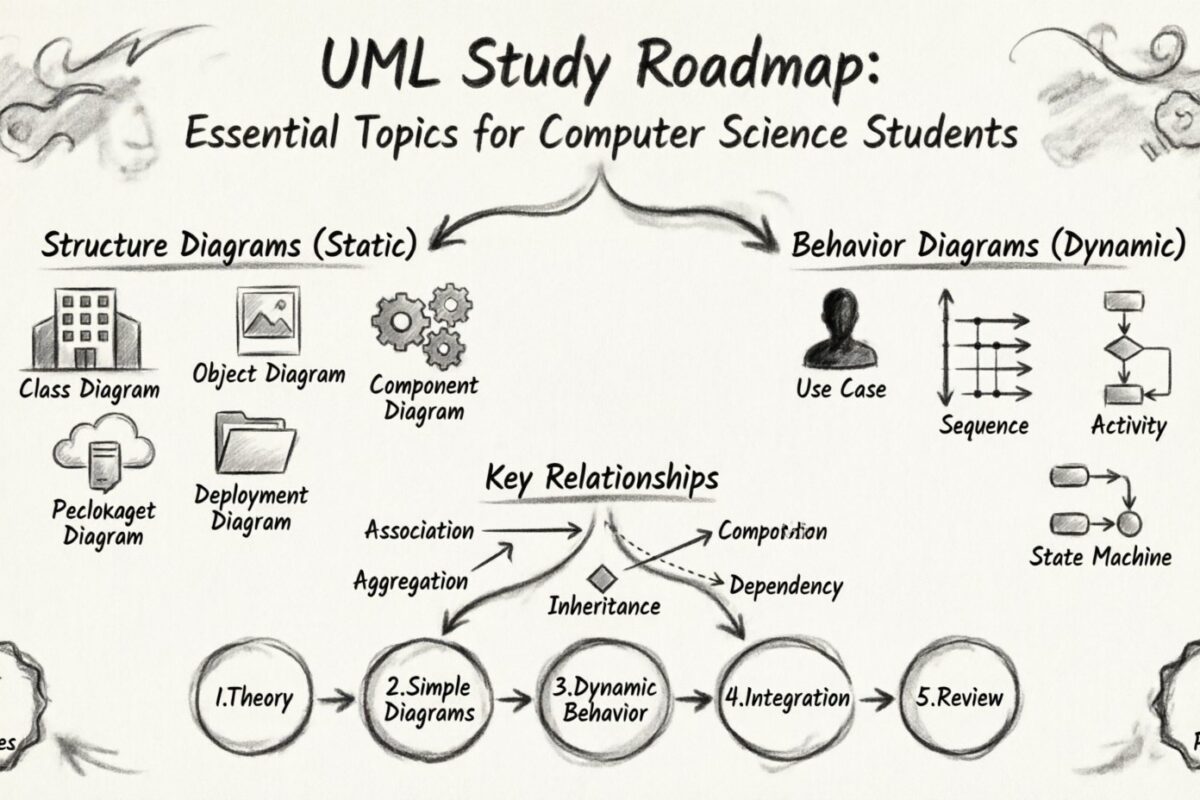 Mapa nauki UML: Kluczowe tematy dla studentów informatyki Mapa nauki UML: Kluczowe tematy dla studentów informatyki