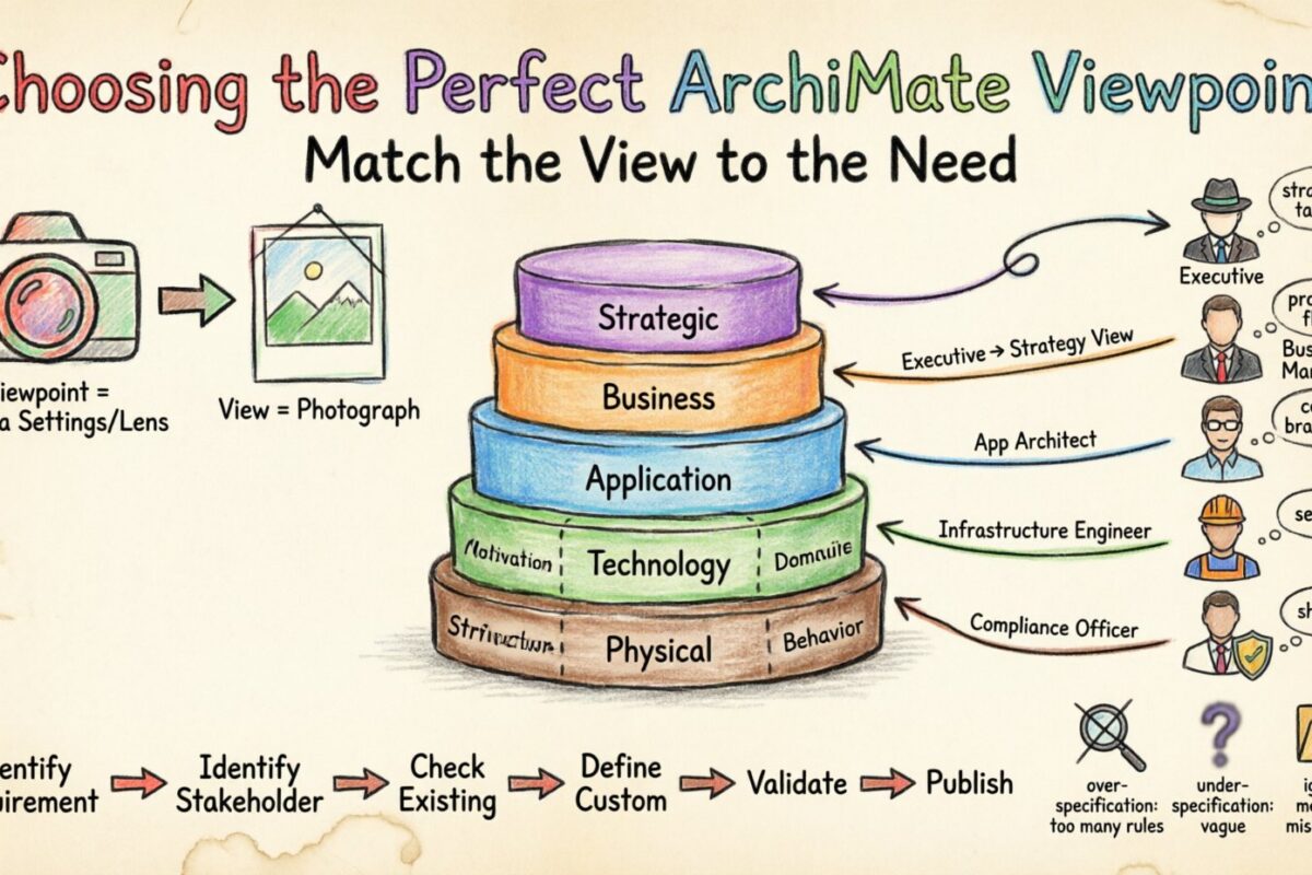 Visualizando a Complexidade: Como Escolher o Ponto de Vista Perfeito ArchiMate Hoje Visualizando a Complexidade: Como Escolher o Ponto de Vista Perfeito ArchiMate Hoje