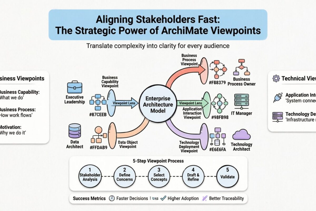 Alinhando Stakeholders Rapidamente: O Poder Estratégico dos Pontos de Vista do ArchiMate Alinhando Stakeholders Rapidamente: O Poder Estratégico dos Pontos de Vista do ArchiMate