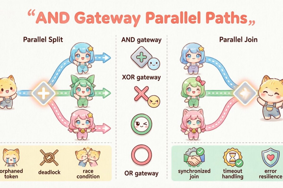 Guia BPMN: Como Modelar Caminhos Paralelos Usando Portas AND Guia BPMN: Como Modelar Caminhos Paralelos Usando Portas AND