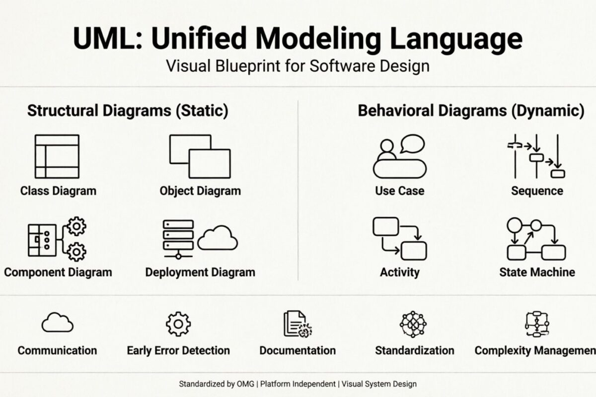 O que é UML? Um guia amigável para iniciantes sobre a Linguagem de Modelagem Unificada