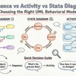 Diagramas de Sequência vs Atividade vs Estado: Escolhendo o Modelo Comportamental UML Certo