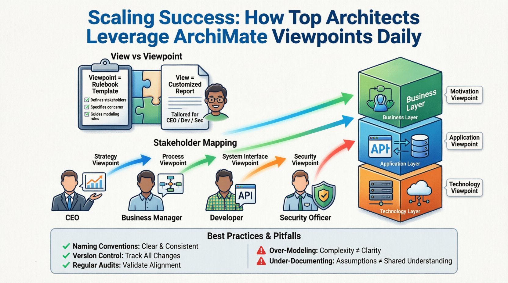 Escalando o Sucesso: Como Arquitetos de Topo Utilizam Diariamente os Pontos de Vista do ArchiMate