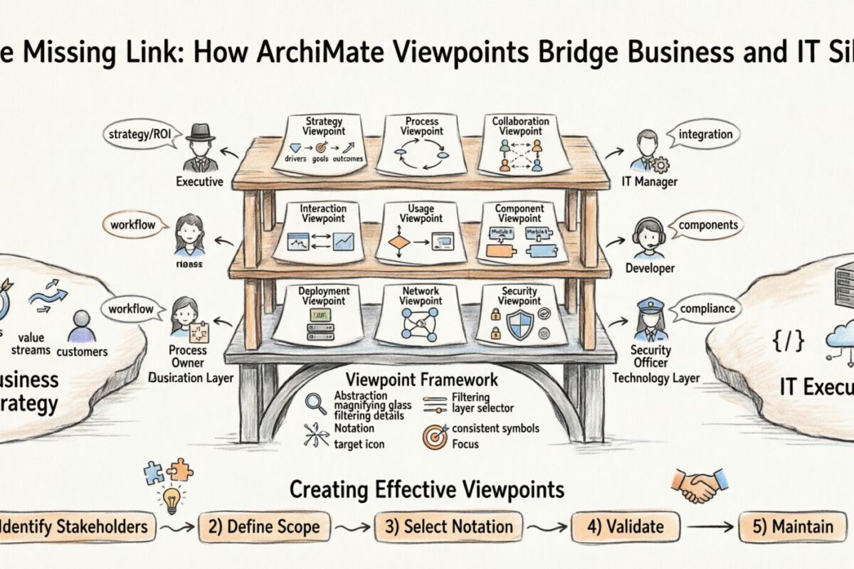 Mối liên kết bị thiếu vắng: ArchiMate Viewpoints cầu nối giữa các rào cản kinh doanh và CNTT