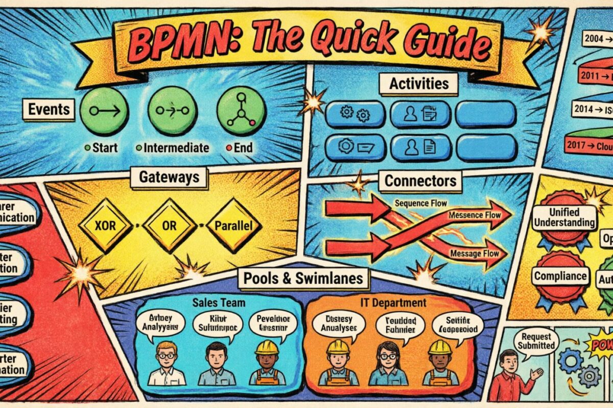 BPMN là gì? Hướng dẫn nhanh về Mô hình và Ký hiệu Quy trình Kinh doanh