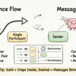 Hướng dẫn BPMN: Luồng tin nhắn so với Luồng trình tự – Nhận diện sự khác biệt
