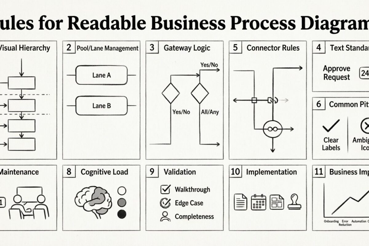 Quy tắc cho các sơ đồ quy trình kinh doanh BPMN dễ đọc