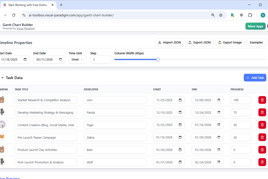 Mapping a Marketing Campaign: A Step-by-Step Guide with Gantt Chart Builder Mapping a Marketing Campaign: A Step-by-Step Guide with Gantt Chart Builder
