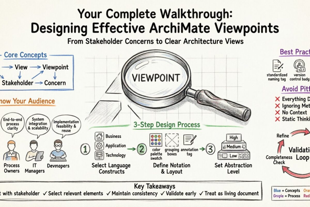 Your Complete Walkthrough: Designing Effective ArchiMate Viewpoints from Scratch
