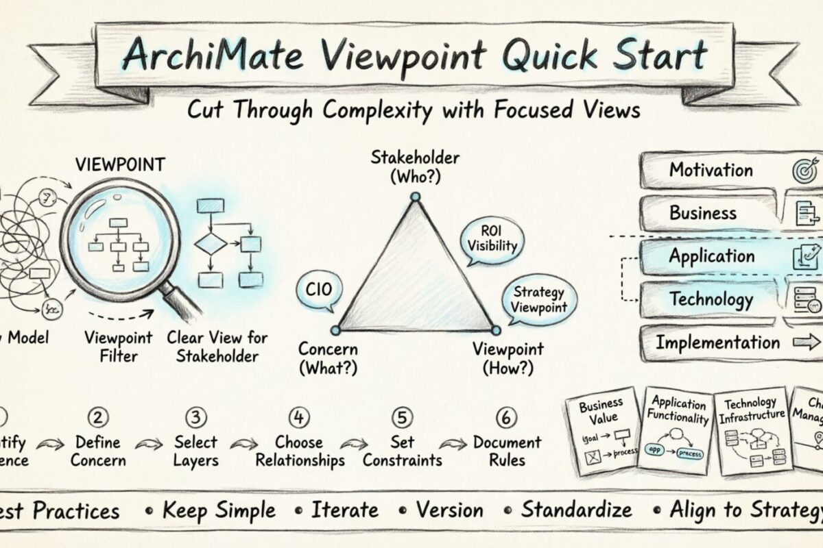 Bypassing the Learning Curve: An ArchiMate Viewpoint Quick Start for Beginners Bypassing the Learning Curve: An ArchiMate Viewpoint Quick Start for Beginners