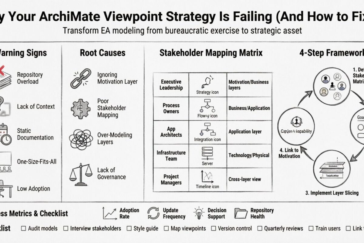 Why Your ArchiMate Viewpoint Strategy Is Failing (And How to Fix It)