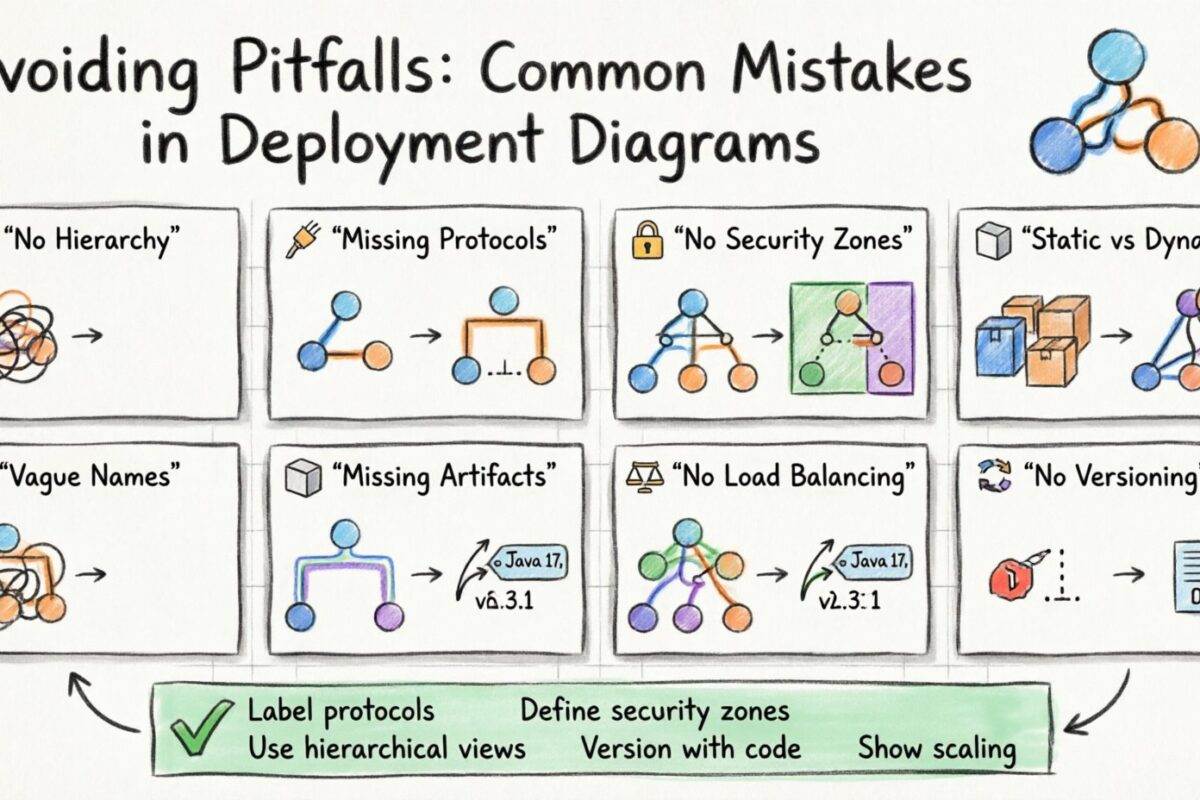 Avoiding Pitfalls: Common Mistakes in Deployment Diagrams