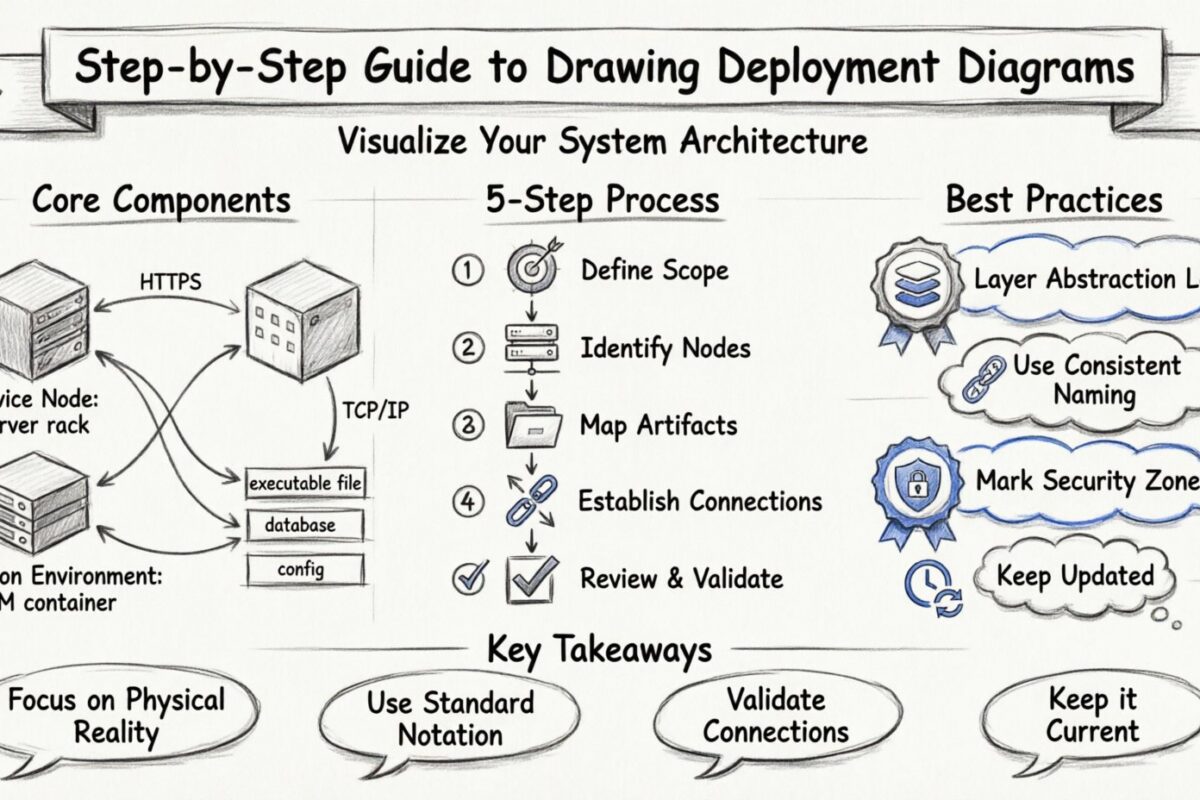 Step-by-Step Guide to Drawing Deployment Diagrams