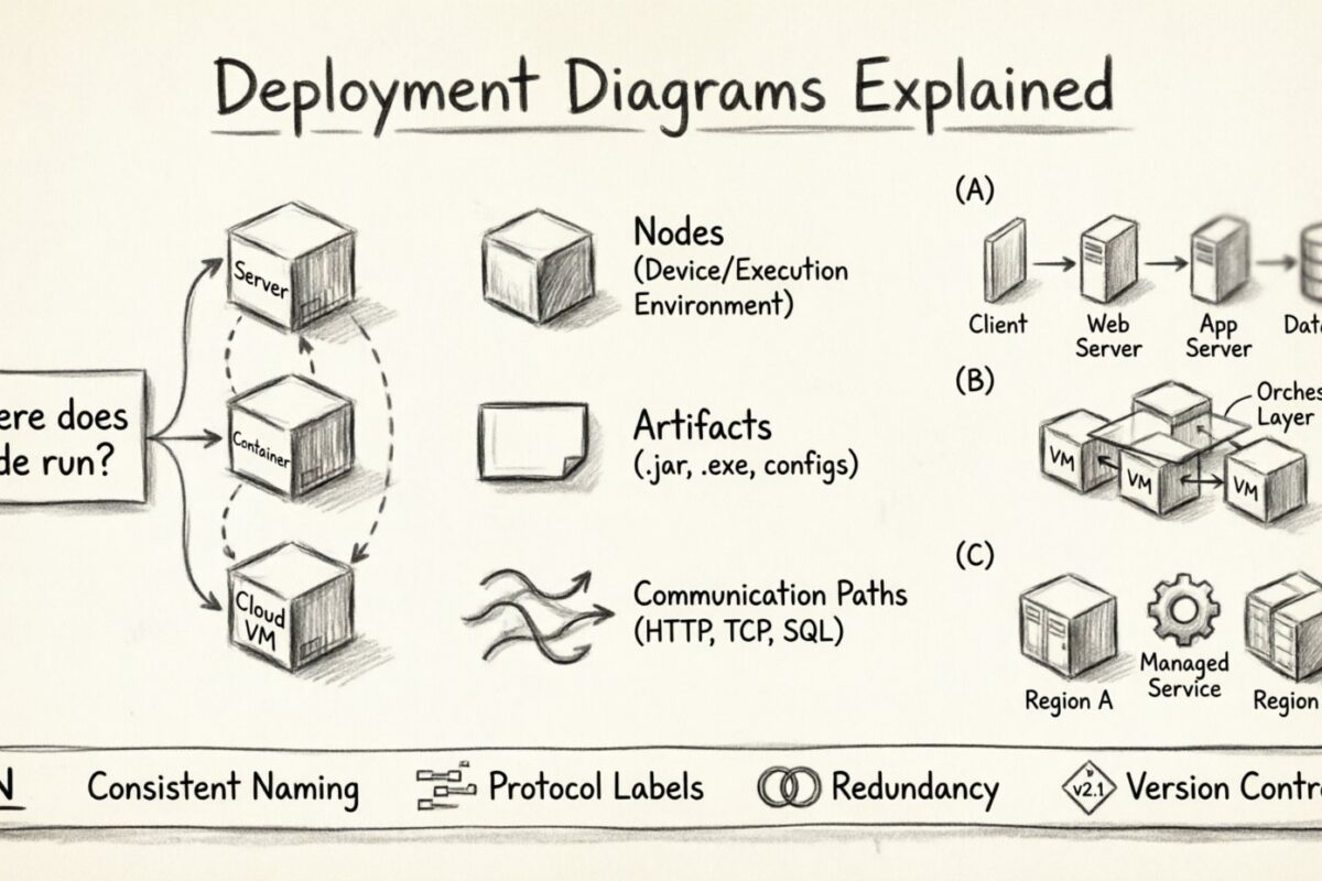 Deployment Diagrams Explained: From Concepts to Examples