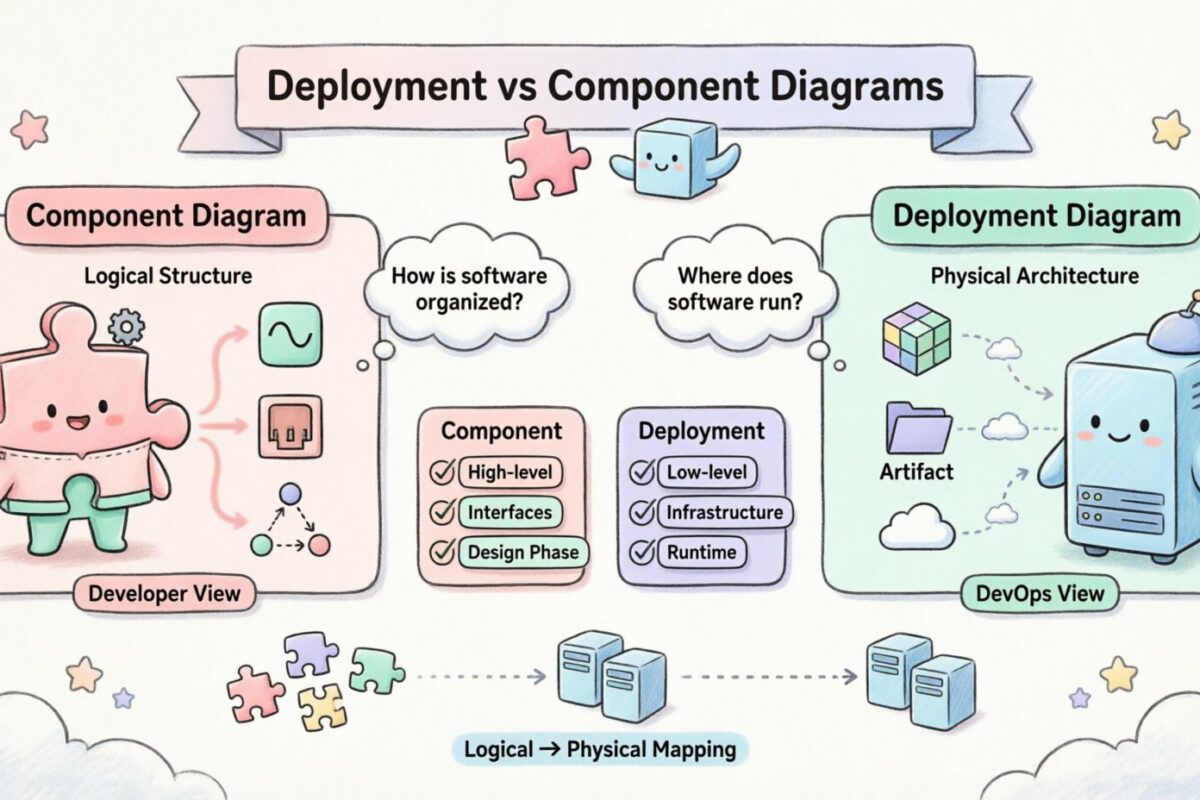 Deployment Diagrams vs. Component Diagrams: Key Differences