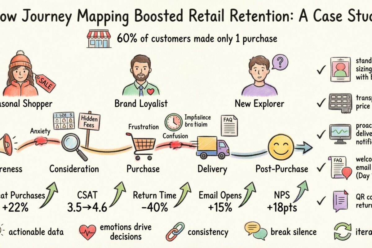 Real-World Case Study: How a Retailer Used Journey Mapping to Boost Retention