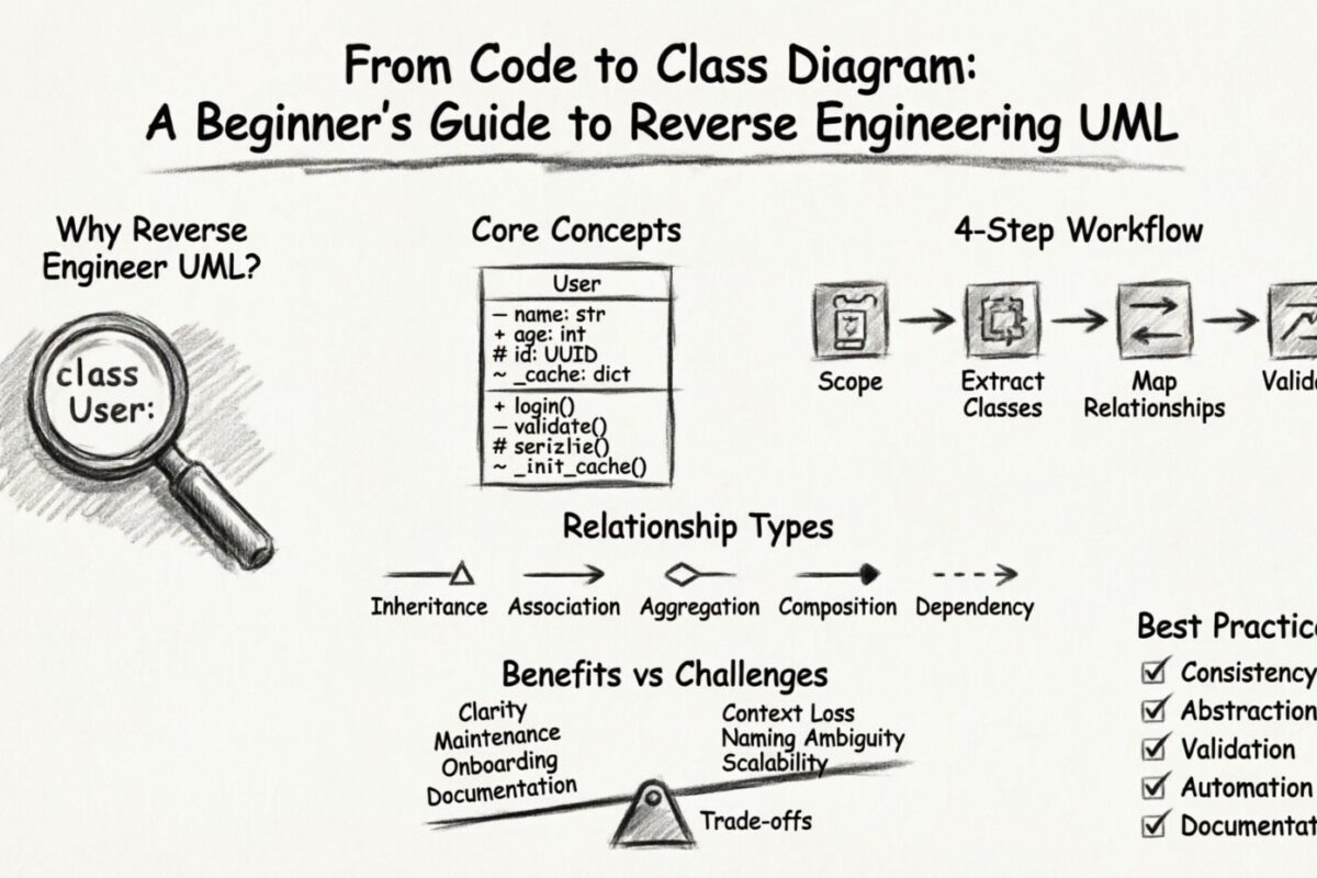 From Code to Class Diagram: A Beginner’s Guide to Reverse Engineering UML