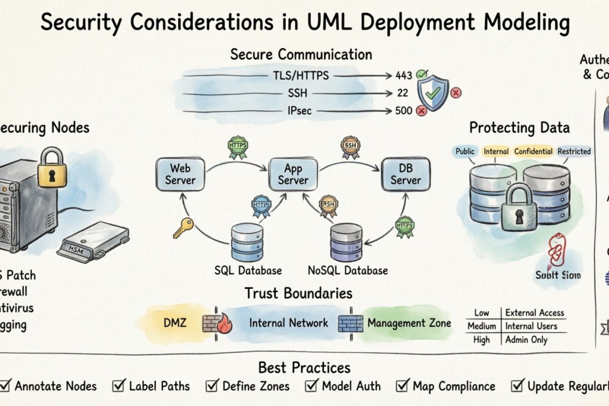Security Considerations in UML Deployment Modeling