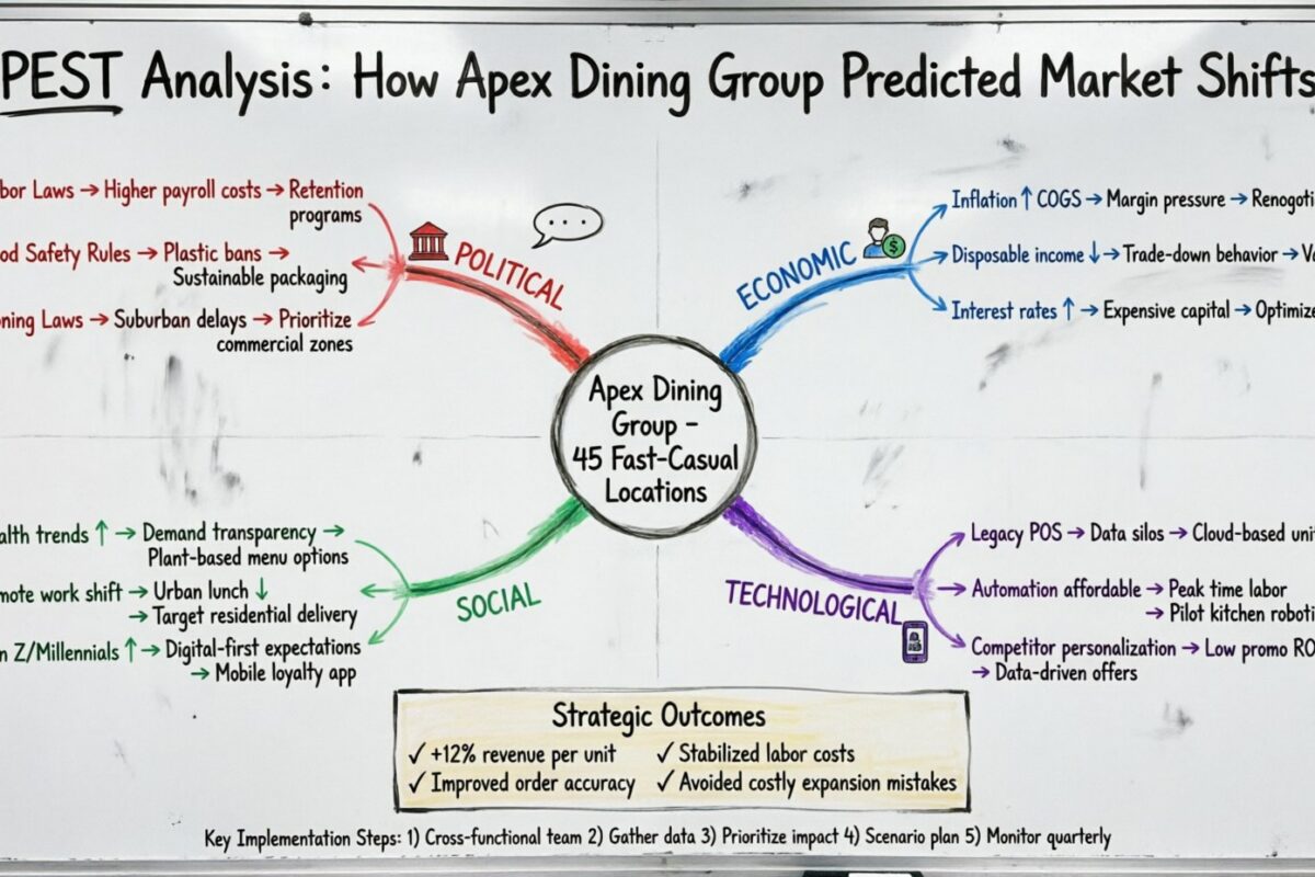 Case Study: Real-World PEST Analysis: How One Franchise Operator Predicted Market Shifts