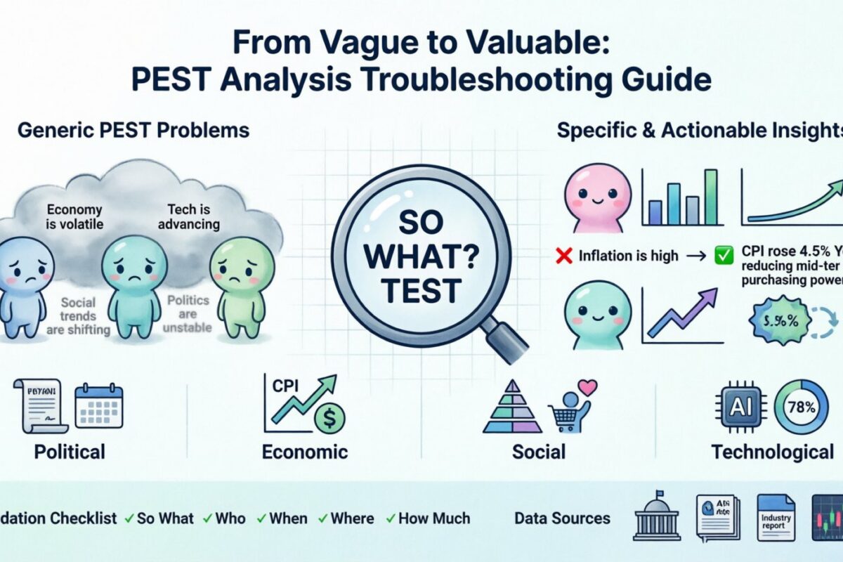 Troubleshooting: What to Do When Your PEST Analysis Feels Too Vague or Generic